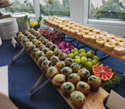 cheese cake and cornbread