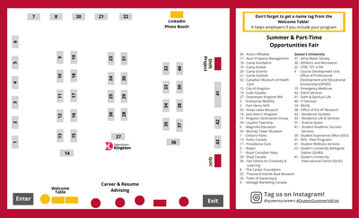 Summer & part-time fair floorplan