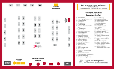 Summer & part-time fair floorplan