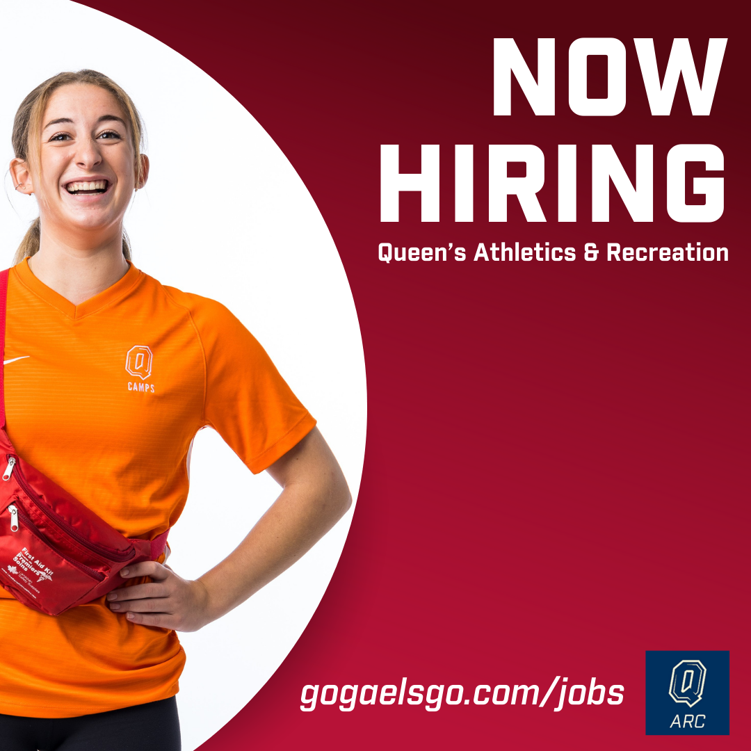 Now HIring Queen's Athletics & Recreation