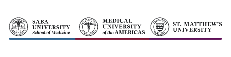 Saba University School of Medicine, Medical University of the Americas, and St. Matthew’s University