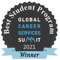 2021 Global Career Services Summit Best Student Program Award Winner