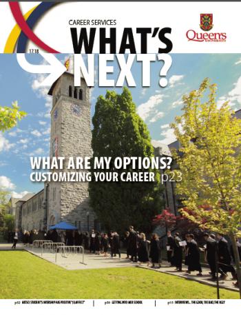 Cover of 'What's Next?' magazine by Career Services