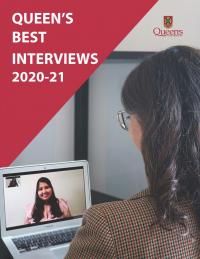 cover page of Queen's Best Interviews 2020-21
